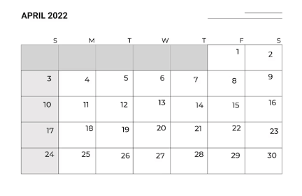 Free Printable:3iqfscweiso= April Calendar